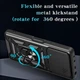 Чехол Hide Shield для Tecno Pova 6 Neo / LI6 бампер противоударный с подставкой кольцом Black - изображение 2