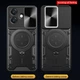 Чехол Magnetic Shield для OPPO A3 / CPH2669 бампер противоударный с подставкой кольцом Black - изображение 3