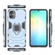 Чехол Iron Ring для Samsung Galaxy A06 / A065 бампер противоударный с подставкой кольцом Dark-Blue - изображение 5