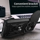 Чехол Hide Shield для Tecno Spark 30C / KL5n бампер противоударный с подставкой кольцом Black - изображение 2