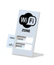 Табличка "WI-FI zone" настольная для вай-фая Legna 60x100 мм - изображение 2