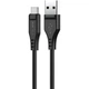Кабель Acefast C3-04 USB 2.0 USB to Type-C 1.2 м 3A TPE Black (6974316280866) - изображение 1