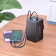 Повербанк Hoco J138 Distant 60000mAh 22.5W+PD20W+DC12V DC/3xUSBA/2xType-C фонарик черный - изображение 6