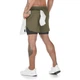 Шорты для тренировок мужские Sport Shorts Khaki 3406 L Хаки - изображение 4