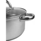 Каструля індукційна Ofenbach Casserole із нержавіючої сталі 4л зі скляною кришкою (98408) - изображение 4