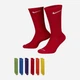 Набор мужских носков высоких хлопковых Nike U Nk Ed Pls Csh Crw 132 SX6897-903 42-46 6 пар Зеленый/Синий/Фиолетовый/Желтый/Красный/Оранжевый (195244786404) - изображение 1