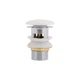 Qtap Pop-up Донный клапан для биде с переливом 70х70х110 mm White - изображение 1