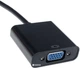 Адаптер Protech HDMI M to VGA F 0.2 м с аудиокабелем 3.5 мм Black - изображение 3