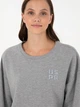 Свитшот оверсайз женский U.S. Polo Assn G082SZ082-000-2056971 L Серый (8683857857021) - изображение 5