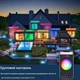 LED світильник стельовий світлодіодний RGB з Wi-Fi керуванням через додаток Білий - зображення 5