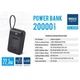 Повербанк 20000 mAh для телефона умб для айфона Туре C - Lightning Brevia 22.5W c LCD-дисплеєм (45222) - зображення 7