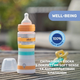 Пляшечка для годування Chicco Well-Being Colors з силіконовою соскою 4м+ 330 мл Помаранчева (28637.31) - зображення 6