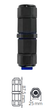 Конектор водонепроникний 1 контакт 16А 250В 0,5-2,5мм2 IP68 CONNECTOR-1 Horoz Electric - зображення 2