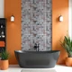 Декоративная ПВХ панель Sticker Wall мозаика под бежевый мрамор 960х480х4мм SW-00001433 - изображение 5