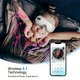 Масажна маска для очей з нагрівом, компресією та Bluetooth, акумулятором 1500 мА·год INSKAM - зображення 8