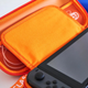 Сумка чехол для переноски приставки Nintendo Switch кейс Fungoofun для консоли и аксессуаров на 1 отделение,синяя F519_1_orange - изображение 3