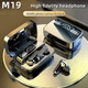 Бездротова bluetooth-гарнітура M19 із зарядним відсіком дисплеєм - зображення 3
