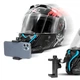 Крепление-держатель на ремешках на мото шлем для телефона и экшн-камер GoPro и других (черно-голубой) (30525-56) - изображение 1
