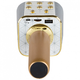 Мікрофон для караоке бездротовий bluetooth WSTER WS-1688 Gold 5 видів голосу - зображення 5