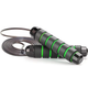 Скакалка скоростная, гимнастическая для кроссфита с подшибниками,стальной трос длина 3 м, зелёная CZYP-906_green - изображение 5