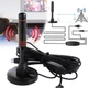 Домашняя антенна для цифрового ТВ 25 dBi Antenne комнатный усилитель сигнала HD 1080 VHF / UHF для DVB-T / T2, 13х.6.2 см, черный (102609816) - изображение 1