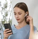 Беспроводные наушники Bluetooth BASEUS W05 Encok True Wireles, TWS, Qi, IP55, BT5.0, SBC, AAC, 30mAh, 400mAh, 4h, (NGW05-01) white - изображение 6