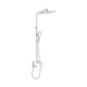 Душова система універсальна Qtap Swan Cascada на три споживачі (з виливом) QTSWA111CRW45570 Chrome/White - зображення 1