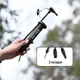 Ручной насос для велосипеда WEST BIKING N5566 велосипедный мини-насос c 3 насадками для шин / мячей, черный (102621923) - изображение 2