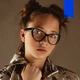 Окуляри для іміджу з прозорою лінзою оправа Honey Fashion Accessories чорний (4-144) - изображение 3