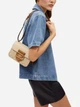 Сумка кросс-боди через плечо женская из натуральной кожи маленькая Coach Morgan Square Crossbody Bag In Blocked Signature Canvas BG-COA-59 Бежевая с коричневым (196395286393) - изображение 3