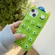 Гумовий 3D чохол Monster Pop It на iPhone 14 Pro Max / (з ремінцем у комплекті) - зображення 3