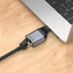 Адаптер переходник Hoco UA35 (Type-C to RJ45 / до 100 Мбит/с) / идеально для макбука и ноутбука / (silver) - изображение 5