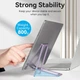 Настольный держатель подставка для телефона Vention Portable Cell Phone Stand Holder for Desk aluminum alloy Grey (KCZH0) - изображение 4