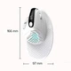Мишка Бездротова Bluetooth Delux M618 XSD Seeker Анатомічна Вертикальна Ергономічна для ПК ноутбука Універсальна Біла - зображення 5