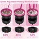Электрический автоматический очиститель кистей и макияж 3 в 1 Makeup Brush Cleaner с регулятором скорости черный - изображение 3