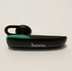 Бездротова гарнітура Hoco E1 Bluetooth для телефону з мікрофоном, регуляція гучності, USB зарядка, чорна - зображення 6