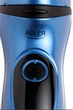 Электробритва для мужчин роторная Adler AD 2910 Blue аккумуляторная 3 плавающие головки для сухого бритья с триммером и чехлом для хранения - изображение 7
