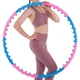Обруч для похудения массажный разборной Хула Хуп Hula Hoop DYNAMIC JIESEN HOOP 1 кг 8 секций d-97 см розовый-синий JS-6011 - изображение 10