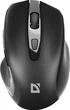 Комп'ютерна миша Defender Prime MB-053, 6D, 800-1600dpi, бездротова, silent, Black - зображення 2