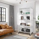 Етажерка на колесах Modern Home "Loft" 5 ярусів 71 х 33 х 156 см (R93525-W/R100106-W) Біла - зображення 3