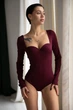 Боди Tales Goddess long M марсала (kd6046-019) - изображение 4