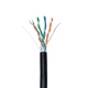 Кабель мережевий вита пара 8 жил GEAR CAT.5E UTP Copper 4Px2x0.51 PVC+PE Outdoor 100M мідь (88222m) - зображення 5