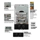 Газова колонка MIXXUS GWH-0210 BASIC BLACK димохідна 10 л/хв (колір чорний) (WH0023) - изображение 3