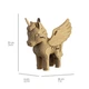 3D Пазл Картонный Cartonic Pegasus Конь Пегас 69 деталей - изображение 5