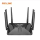 Высокоскоростной Wi-Fi роутер маршрутизатор с 6 антеннами репитер Pix-link LV-WR50Q 300 Мбит/с 2.4 ГГц Черный - изображение 1
