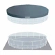 Каркасный круглый бассейн 457x107 см Intex 26724 с полной комплектацией на 14614 л Серый - изображение 5