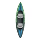 Двухместная надувная лодка-байдарка Challenger K2 Kayak 68306 Intex с веслами и насосом 351 x 76 x 38 см Зеленый - изображение 2