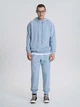Спортивные штаны мужские ROZA 200119 XL Серые с голубым (4824005725746) - изображение 3