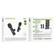Беспроводная микрофонная система BOROFONE BFK15 Dual-mic lavalier wireless digital microphone (iP/Type-C) Black 6941991117107 - изображение 7