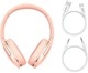 Беспроводные наушники Baseus Encok Wireless headphone D02 Pro, BT5.3, AUX, 450mAh, 50h, Pink NGTD010304 - изображение 8